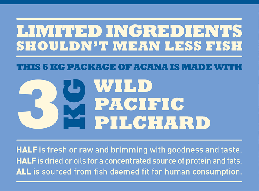 אקאנה פסיפיק פילצ'רד | Acana Pacific Pilchard