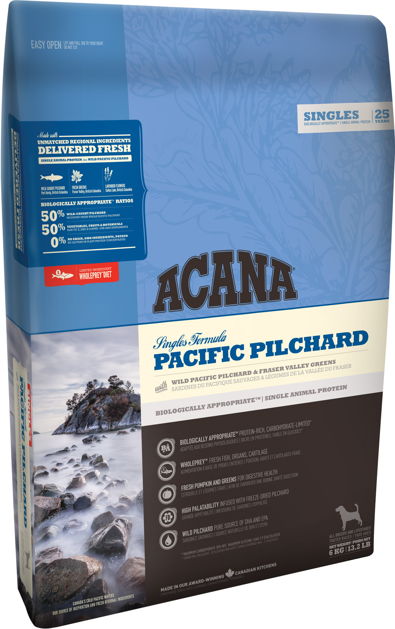 אקאנה פסיפיק פילצ'רד | Acana Pacific Pilchard