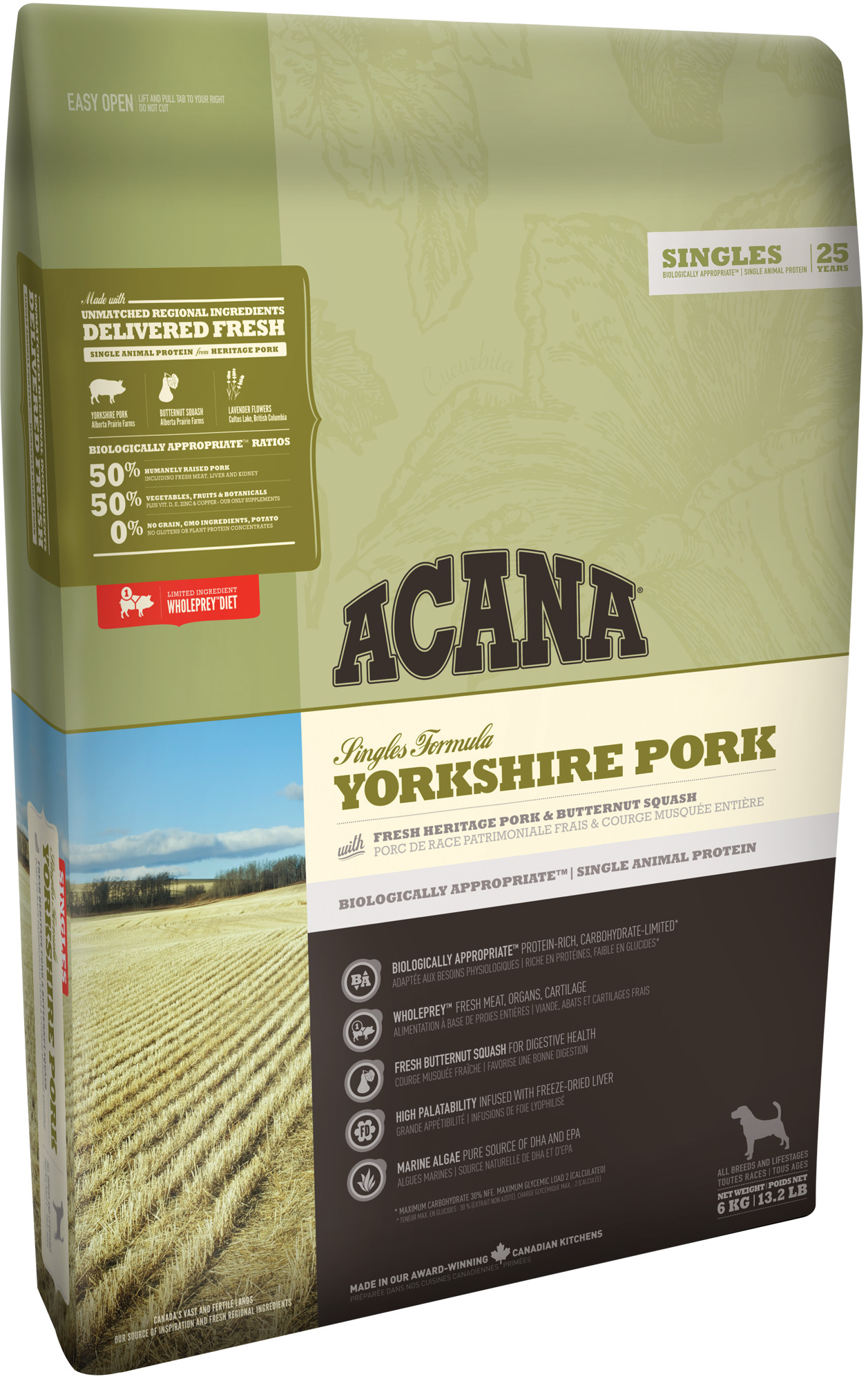 אקאנה יורקשייר פורק | Acana Yorkshire Pork