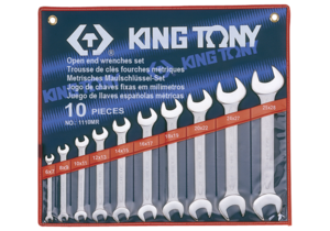 סט מפתחות פתוח פתוח 10 יחידות מ"מ/אינצ'י K.T King Tony