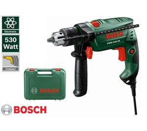 מקדחה רוטטת בוש BOSCH PSB 530 RE במזוודה