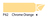 מרקר CHROME ORANGE P62 Chartpak