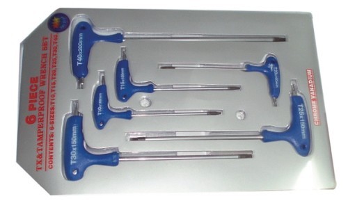סט מפתחות טורקס 6 יחידות ידית  NARVIK T