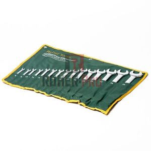 סט 15 מפתחות 8-32 מ"מ רינג פתוח בנרתיק בד  ROHER-PRO