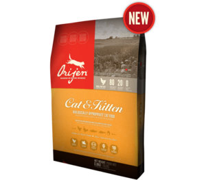 אוריג'ן ORIJEN חתול וחתלתולים עוף 17 ק"ג