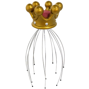 מסג'ר ידני לראש בצורת כתר זהב גימיק מתנות