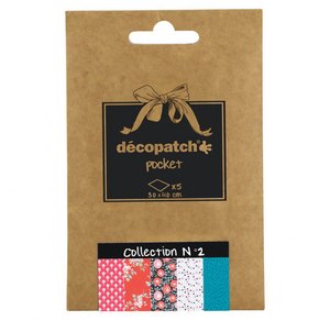 מיקס 5 דפי דקופאצ' שונים #2 - 6 יח'