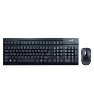 סט מקלדת ועכבר חוטי קלאסי ג'יניוס