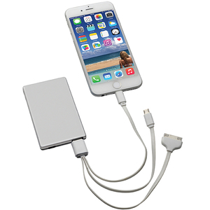 מטען נייד power bank בצורת כרטיס אשראי אלומיניום דק גימיק מתנות