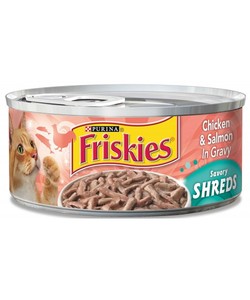 פריסקיז מעדן נתחי עוף וסלמון 156 גרם