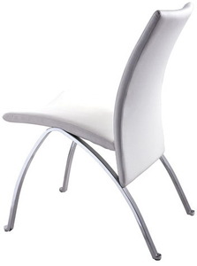 כסא פינת אוכל 8342 לבן PU מיליון כסאות