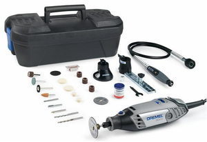 דרמל 55 אביזרים + ציר גמיש במזוודה Dremel