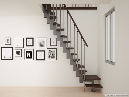 מדרגות להרכבה עצמית מדגם: מדרגות פנים- דגם מיני