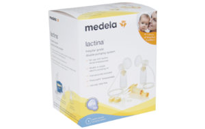 סט כפול למשאבת חלב לקטינה - DOUBLE SET LACTINA KIT MEDELA