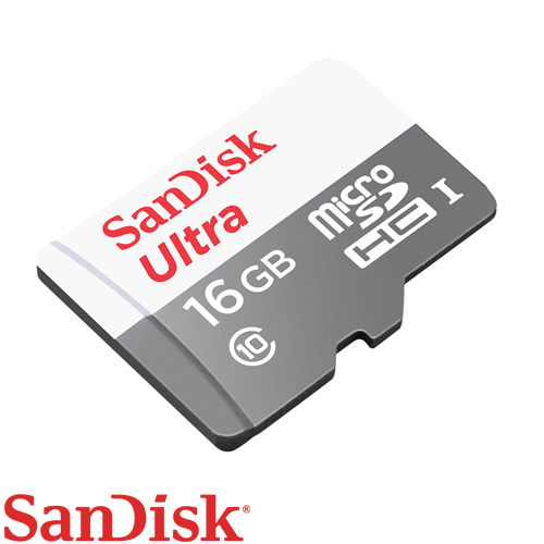 כרטיס זכרון SanDisk Ultra Micro SDHC 16GB