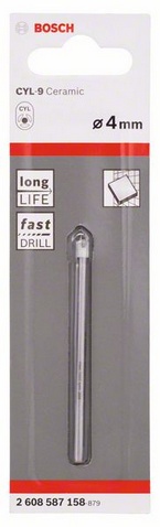 מקדחים CYL-9 לקרמיקה  BOCSH