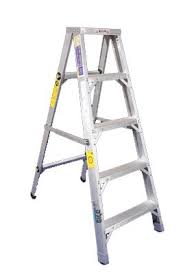 סולם אלומיניום מקצועי עם משענת-חגית