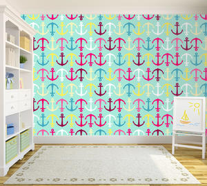 טפט קיר איור עוגנים