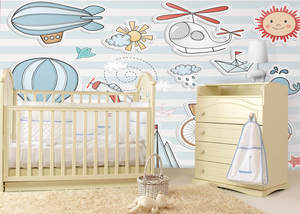 טפט מעוצב עם הליקופטר