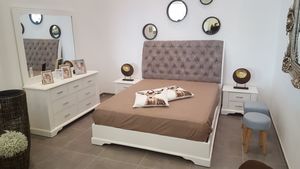 חדר שינה מרופד ברוקלין