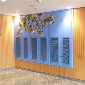 טפט ויניל על ארונות מיזוג