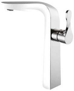 ברז רחצה "שגאל" גבוה ניקל בשילוב לבן Myubi