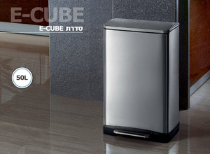 פח מרובע מוברש 50 ליטר Eko