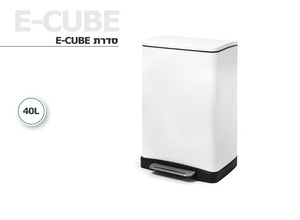 פח מרובע לבן 40 ליטר Eko