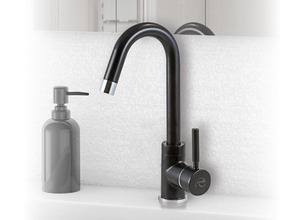 ברז רחצה דגם "אקסייט" שחור Di-or