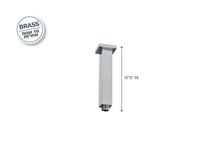 זרוע תקרתית מרובעת במידה 16 ס"מ