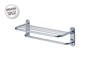 מדף מגבות כפול מסוג BRASS של חברת איזי לייף