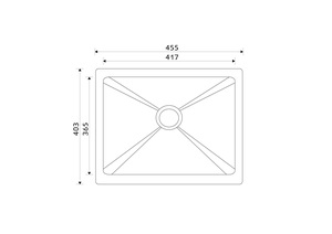 כיור מטבח גרניט דגם מילי Shony