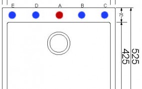 כיור מטבח גרניט דגם סמארט Shony