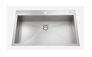 כיור מטבח נירוסטה דגם קריסטל Shony