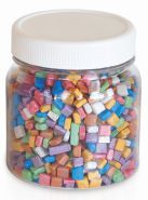 פסיפס מיני מתכתי צבעוני, 200 גרם