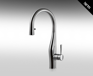 ברז מטבח דגם "IMAGINE" מסדרת Pull down collection של חברת חמת Hamat