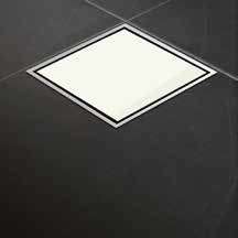 תעלת ניקוז מרובעת דגם "סמארט" לריצוף עם אפשרויות כיסוי שונות. Pestan