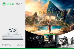Microsoft Xbox One S 1TB Assassins Creed Origins Bonus Bundle
