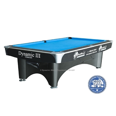 שולחן פול אליפויות - DYNAMIC III שחור מבריק