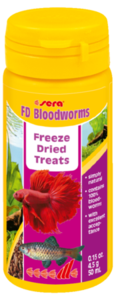 תולעי דם מזון לדגים 50 מ"ל -  סרה
