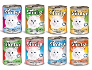 שימורים לחתול - סימבה 415 גרם- מבצע- 3 ב-10 ש"ח