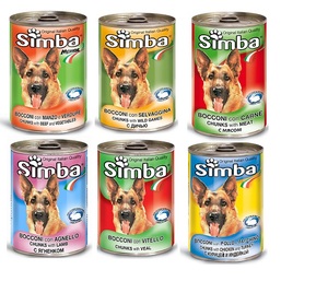 שימורים לכלב - סימבה 415 גרם- מבצע- 3 ב-10 ש"ח