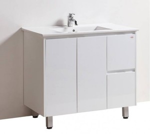 ארון אמבטיה אפוקסי 100 ס"מ כולל כיור ומראה