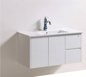 ארון אמבטיה אפוקסי תלוי 100 ס"מ כולל כיור ומראה