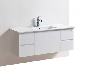 ארון אמבטיה תלוי אפוקסי 120 ס"מ כולל כיור ומראה