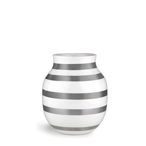 אגרטל Omaggio פס כסף 20 ס"מ - 15212