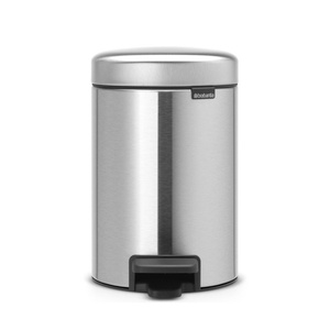 פח פדל 3 ליטר NewIcon - ניקל מט מוברש FPP 112164