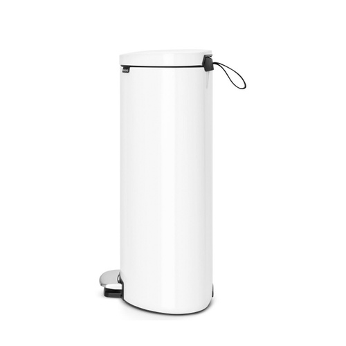 פח פדל אובלי 30 ליטר - לבן 