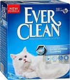 חול לחתולים אוור קלין 6 ליטר - EverClean  ללא ריח- פס כחול 