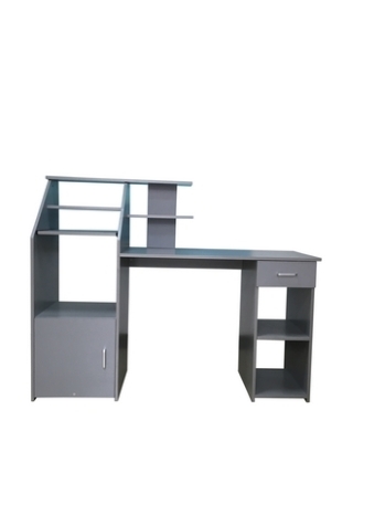 שולחן מחשב מהודר משולב בספריה